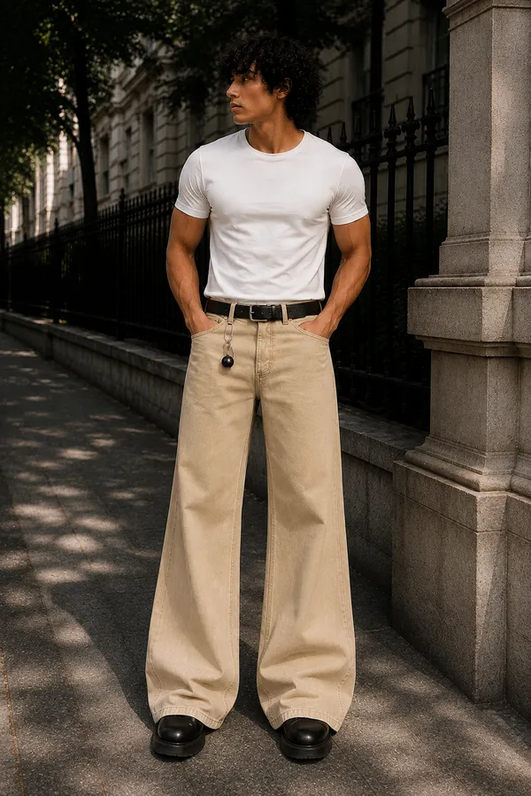 TRIMTED_Sandstone_Bootcut_Jeans