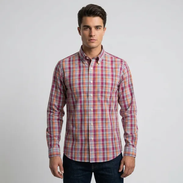 Multicolor_Blended_Cotton_Shirt_For_Men