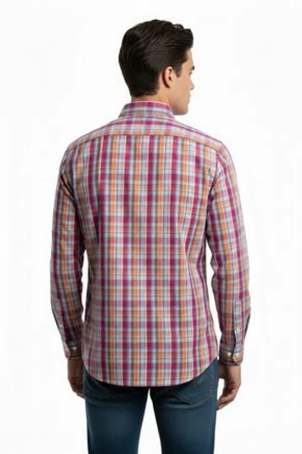Multicolor_Blended_Cotton_Shirt_For_Men