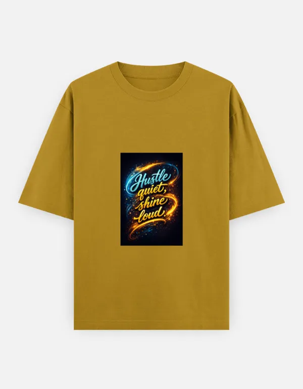 Mustard_Yellow_100%_Cotton_Oversized_T_Shirt_For_Men