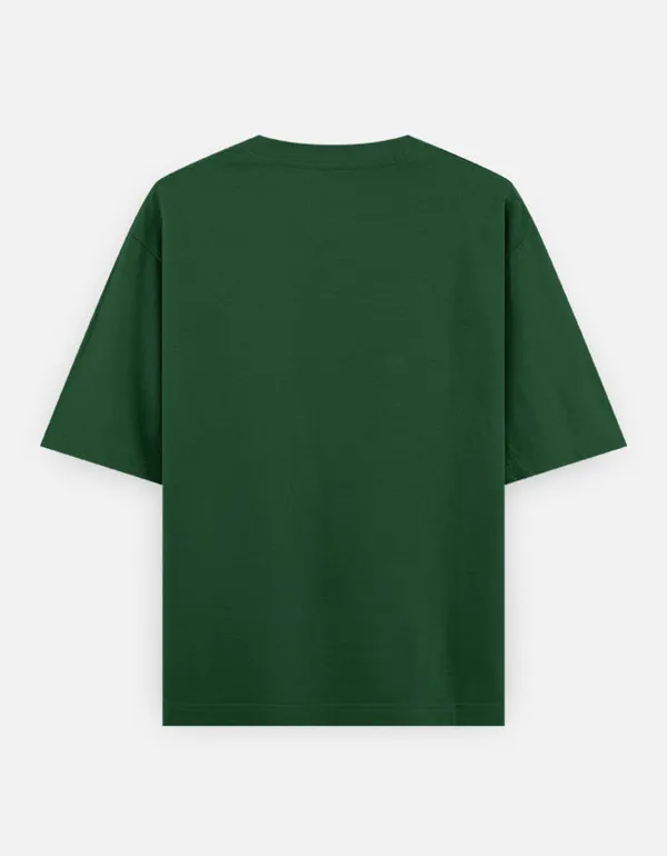 Dark_Green_100%_Cotton_Oversized_T_Shirt_For_Men