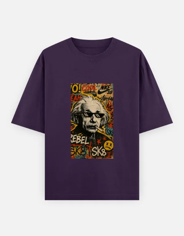 Purple_100%_Cotton_Oversized_T_Shirt_For_Men
