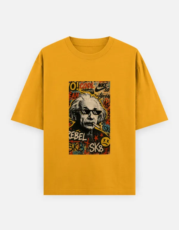Yellow_100%_Cotton_Oversized_T_Shirt_For_Men
