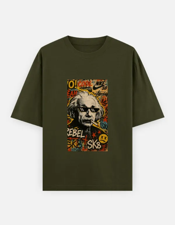 Green_100%_Cotton_Oversized_T_Shirt_For_Men