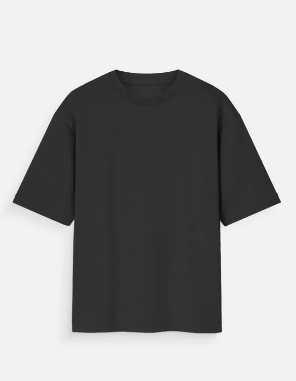 Black_100%_Cotton_Oversized_T_Shirt_For_Men