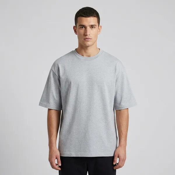 Grey_100%_Cotton_Oversized_T_Shirt_For_Men