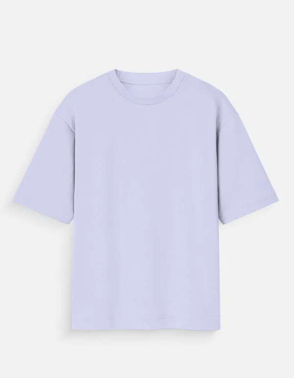 Lavender_100%_Cotton_Oversized_T_Shirt_For_Men