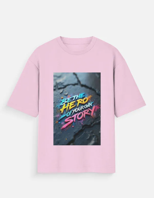 Pink_100%_Cotton_Oversized_T_Shirt_For_Men
