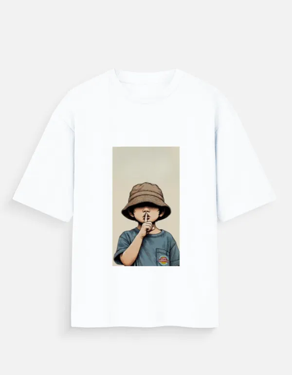 White_100%_Cotton_Oversized_T_Shirt_For_Men