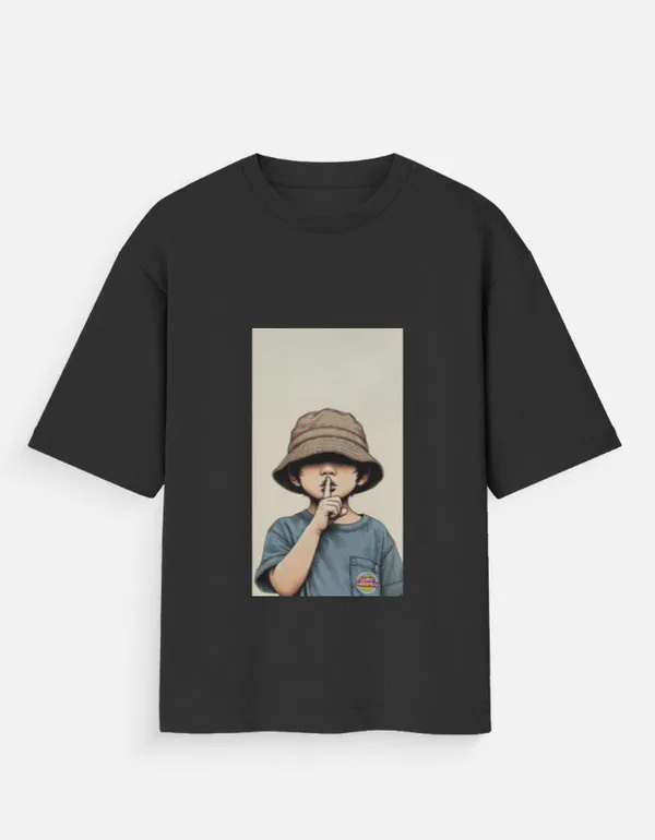 Black_100%_Cotton_Oversized_T_Shirt_For_Men