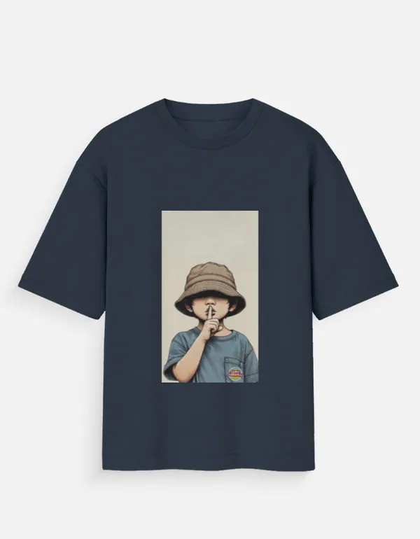 Blue_100%_Cotton_Oversized_T_Shirt_For_Men