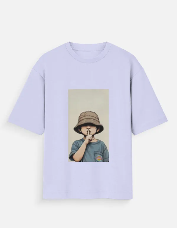 Lavender_100%_Cotton_Oversized_T_Shirt_For_Men