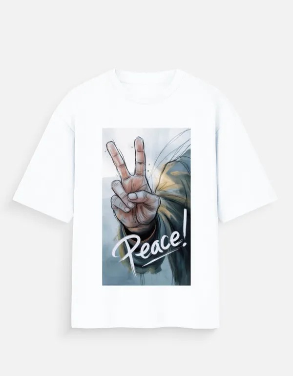 White_100%_Cotton_Oversized_T_Shirt_For_Men