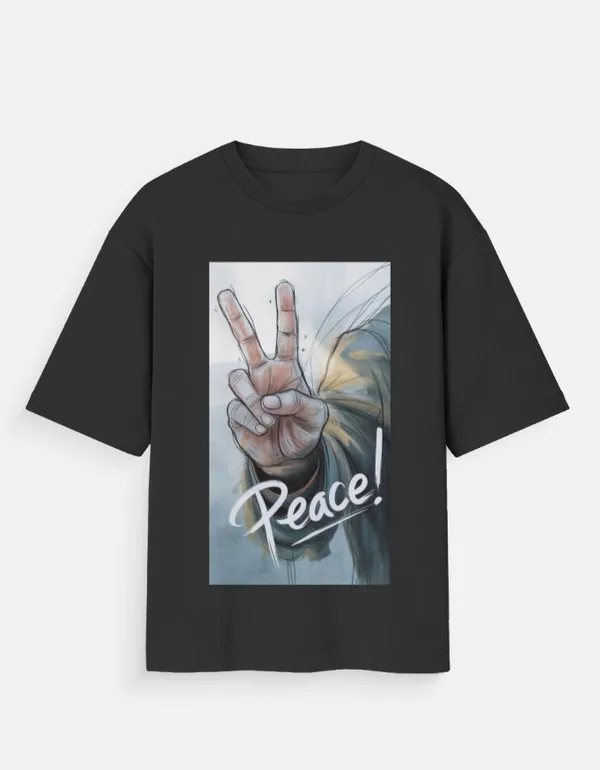 Black_100%_Cotton_Oversized_T_Shirt_For_Men