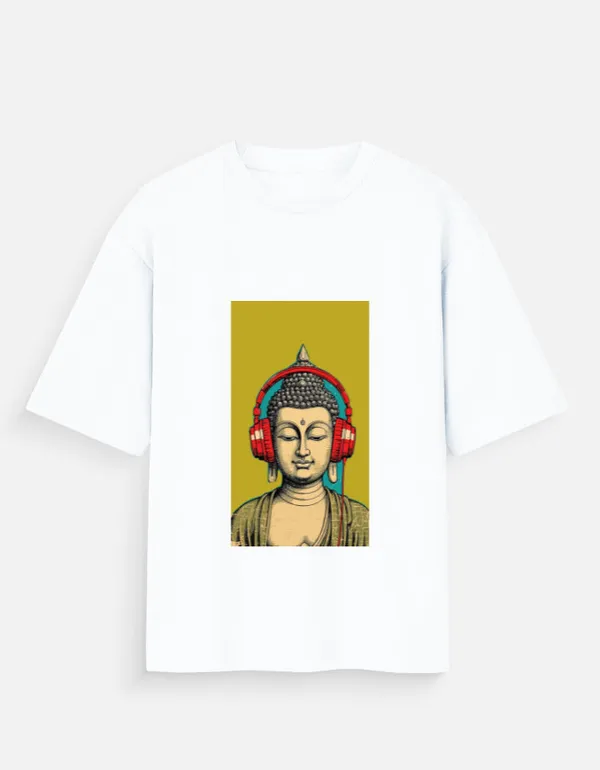White_100%_Cotton_Oversized_T_Shirt_For_Men