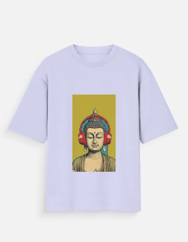 Lavender_100%_Cotton_Oversized_T_Shirt_For_Men