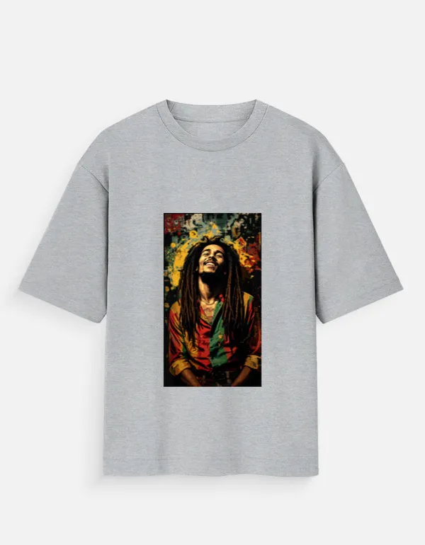 Grey_100%_Cotton_Oversized_T_Shirt_For_Men
