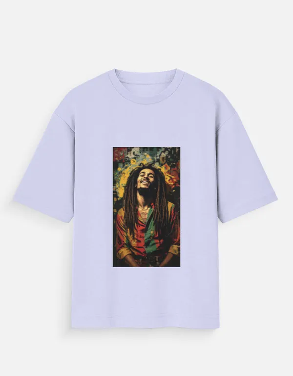 Lavender_100%_Cotton_Oversized_T_Shirt_For_Men