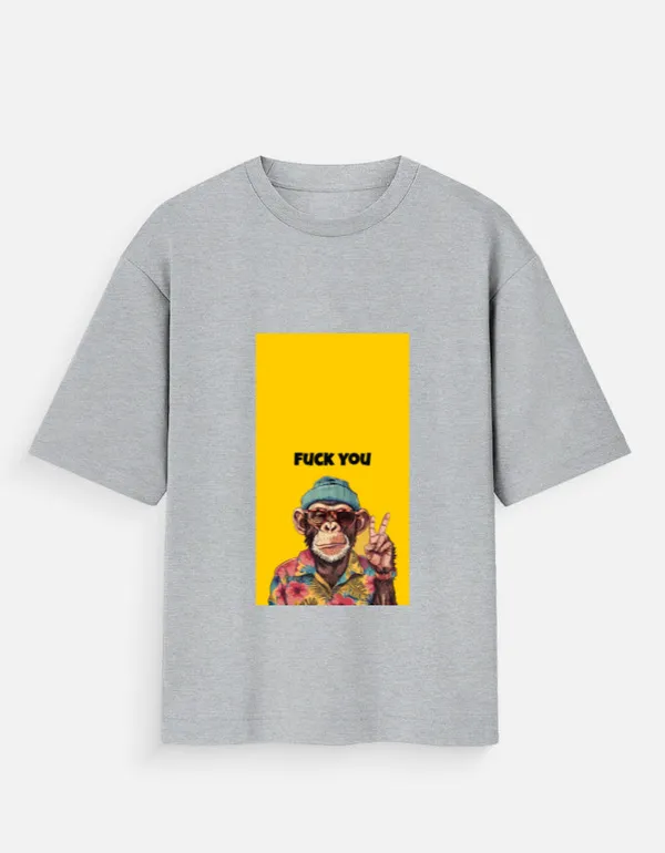 Grey_100%_Cotton_Oversized_T_Shirt_For_Men
