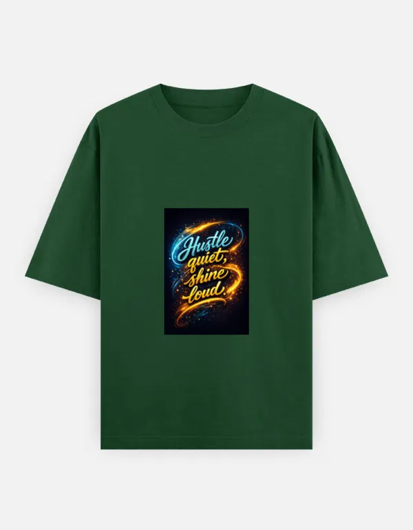 Green_100%_Cotton_Oversized_T_Shirt_For_Men