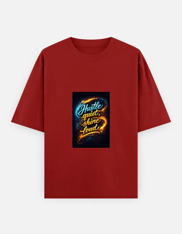 Red_100%_Cotton_Oversized_T_Shirt_For_Men