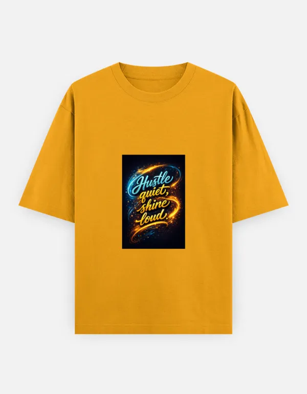 Yellow_100%_Cotton_Oversized_T_Shirt_For_Men