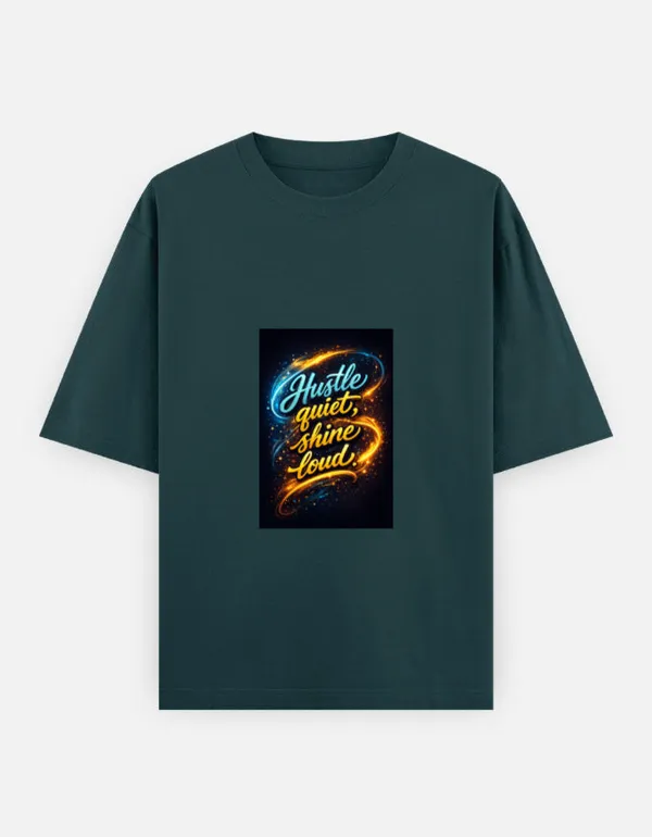 Green_100%_Cotton_Oversized_T_Shirt_For_Men