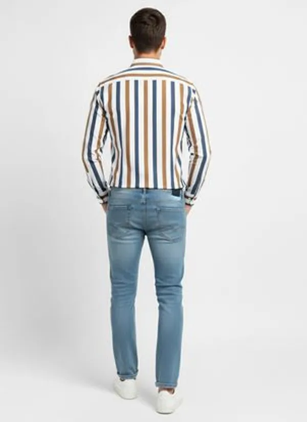 Multicolor_Blended_Cotton_Shirt_For_Men