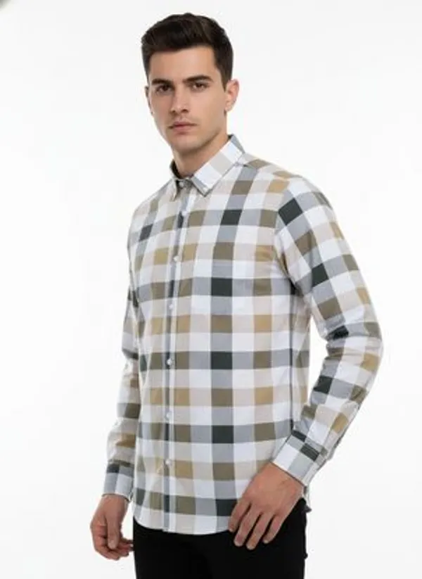 Multicolor_Blended_Cotton_Shirt_For_Men