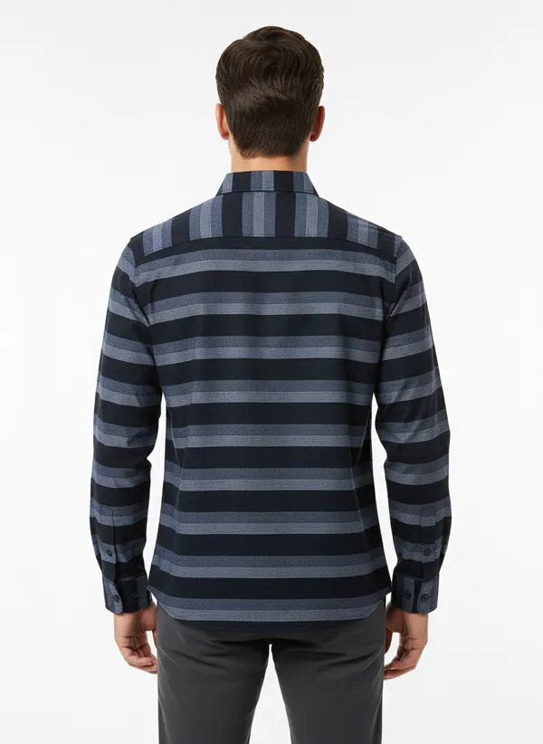 Navy_Blue_And_Grey_Blended_Cotton_Shirt_For_Men