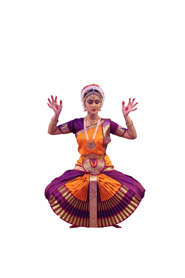 Orange_Purple_Silk_Blend_Bharatanatyam_Costume_For_Women