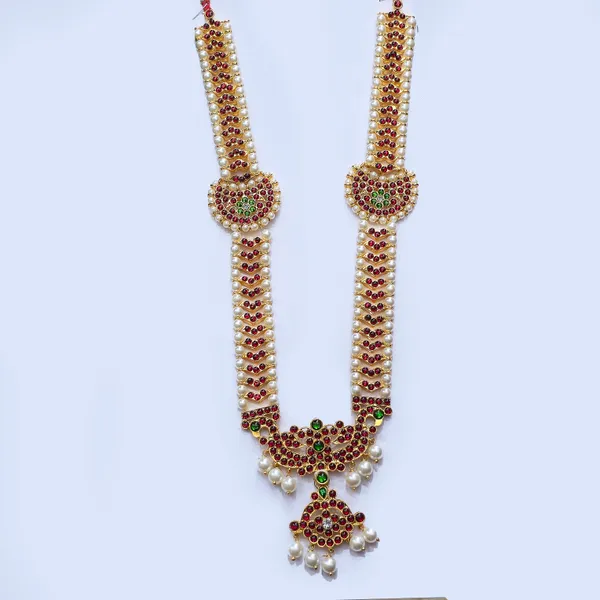 Gold_Alloy_Ruby_Emerald_Temple_Jewelry_Long_Haram_For_Women