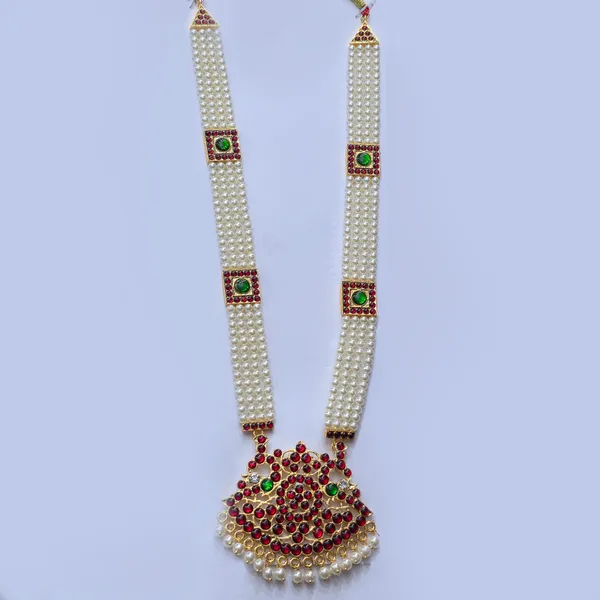 Gold_Alloy_Pearl_Ruby_Long_Haram_Necklace_For_Women