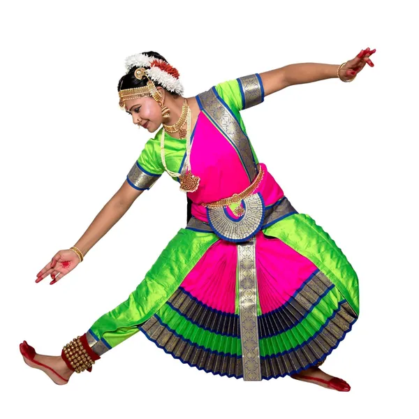 Pink_&_Green_Silk_Blend_Bharatanatyam_Costume_For_Women