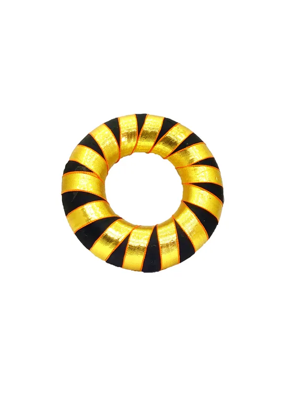 Gold_Black_Satin_Striped_Hair_Bun_Scrunchie_For_Women__Pack_Of_3