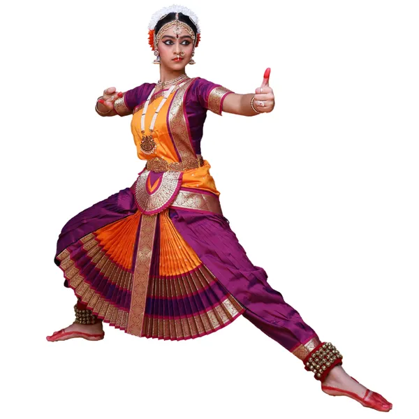 Orange_Purple_Silk_Blend_Bharatanatyam_Costume_For_Women