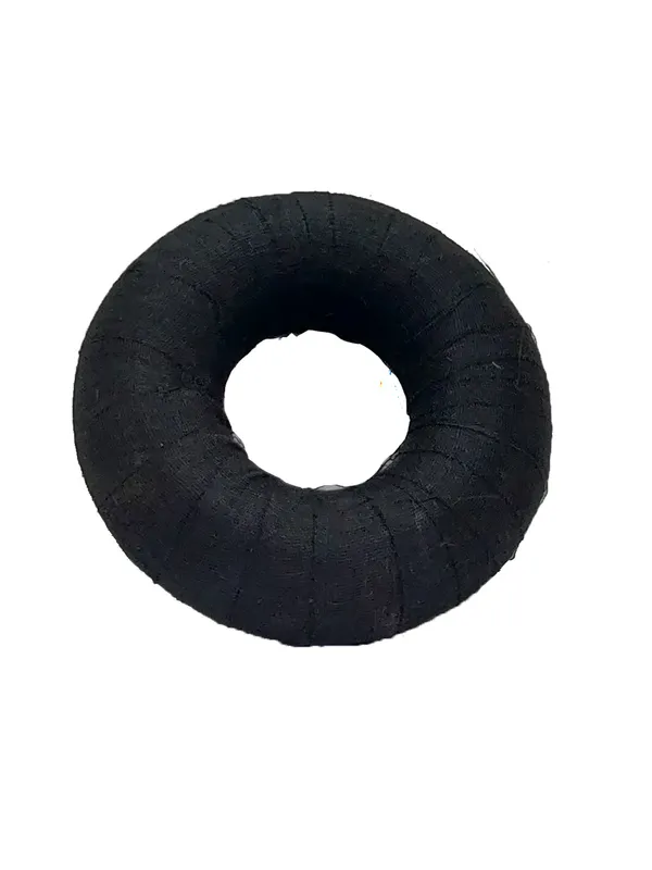 Black_Synthetic_Fiber_Hair_Bun_Accessory_For_Women__Pack_Of_4