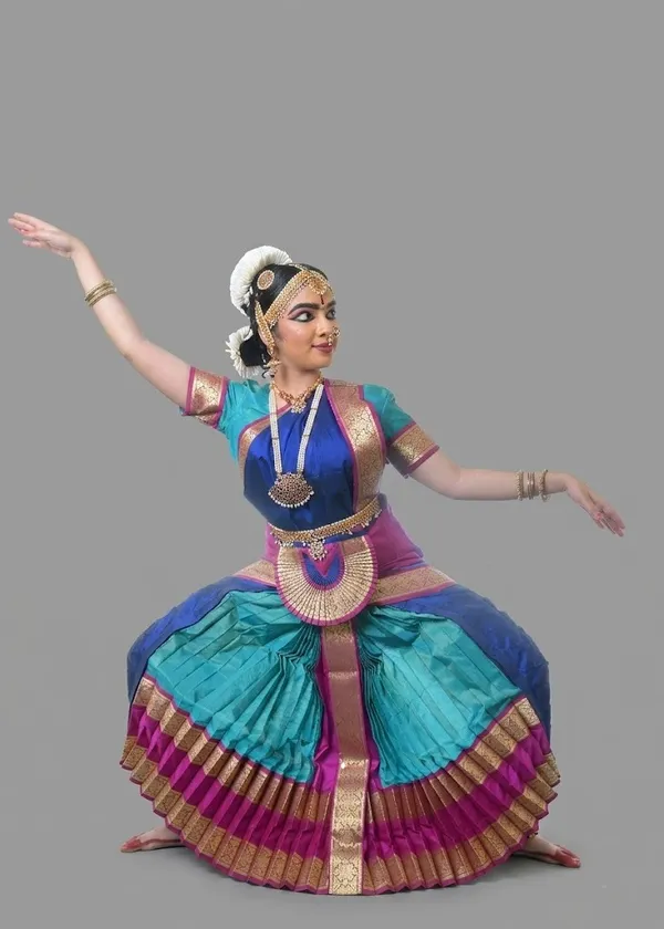 Blue_Silk_Blend_Multi_Color_Zari_Bharatanatyam_Costume_For_Women