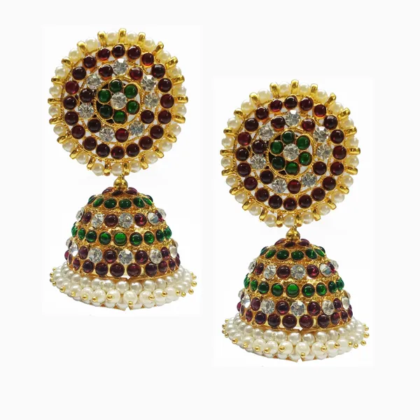 Gold_Alloy_Kemp_Stone_Pearl_Jhumka_Earrings_For_Women