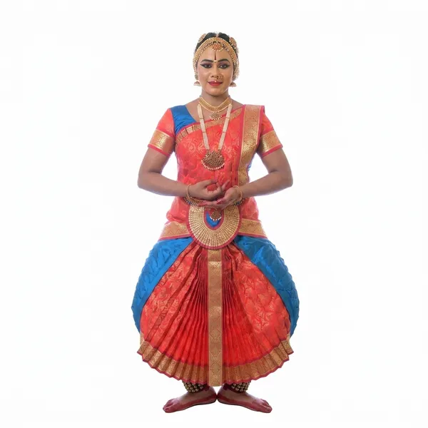 Red_Blue_Silk_Blend_Gold_Border_Bharatanatyam_Costume_For_Women
