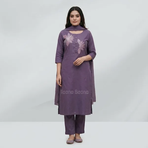 Purple_Cotton_Flex_Floral_Embroidered_Kurta_Set_For_Women