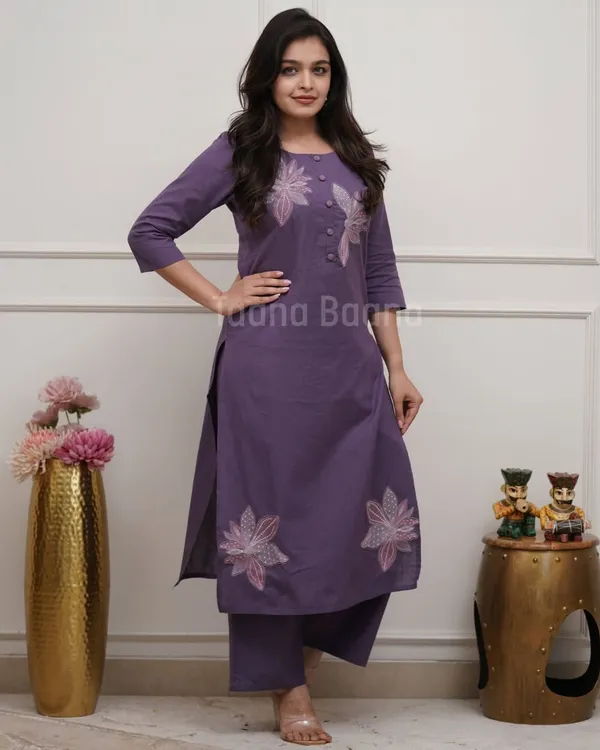 Purple_Cotton_Flex_Floral_Embroidered_Kurta_Set_For_Women