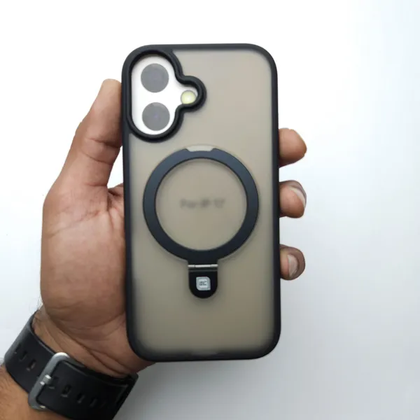 Translucent_Phone_Case_With_Metal_Ring_Stand_Black_Iphone_16