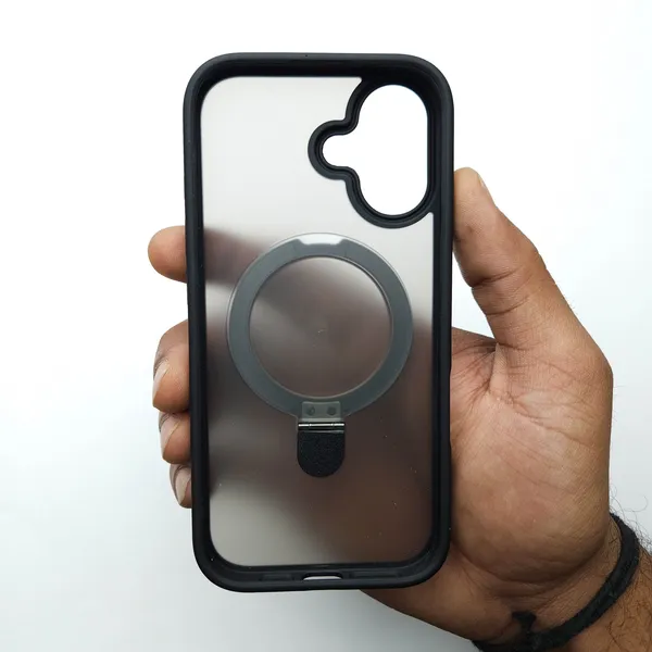 Translucent_Phone_Case_With_Metal_Ring_Stand_Black_Iphone_15_Plus