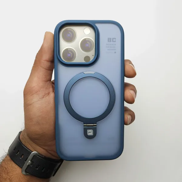 Translucent_Phone_Case_With_Metal_Ring_Stand_Blue_Iphone_16_Pro_Max