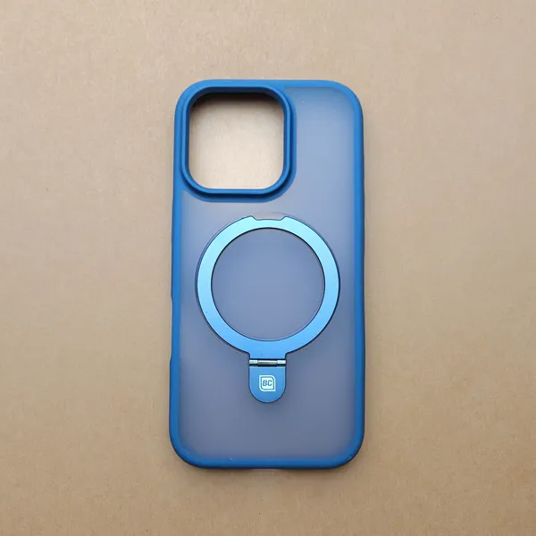 Translucent_Phone_Case_With_Metal_Ring_Stand_Blue_Iphone_15_Pro