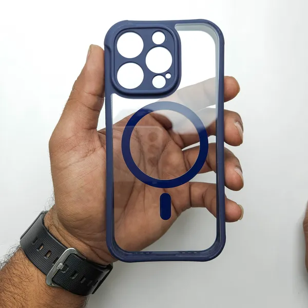 Transparent_Iphone_Case_With_Soft_Blue_Edge_Anti_Yellow_Case_Iphone_16_Pro
