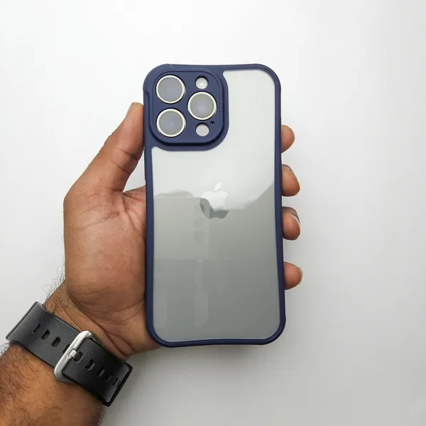 Transparent_Iphone_Case_With_Soft_Blue_Edge_Anti_Yellow_Case_Iphone_15_Pro_Max