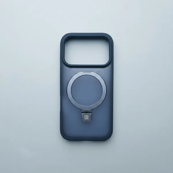 Translucent_Phone_Case_With_Metal_Ring_Stand_Blue_Iphone_17_Pro
