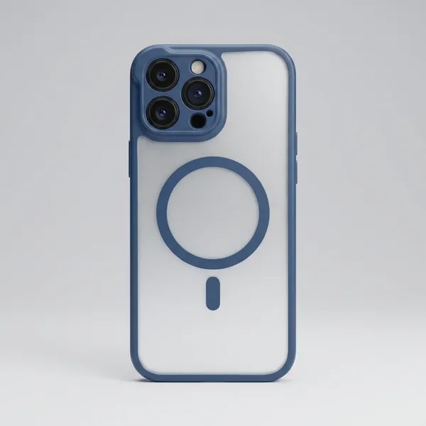 Transparent_Iphone_Case_With_Soft_Blue_Edge_Anti_Yellow_Case_Iphone_16_Pro_Max